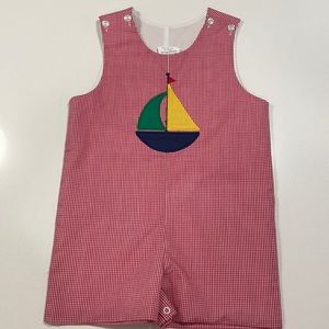 Gingham Sailboat Bib ⛵️